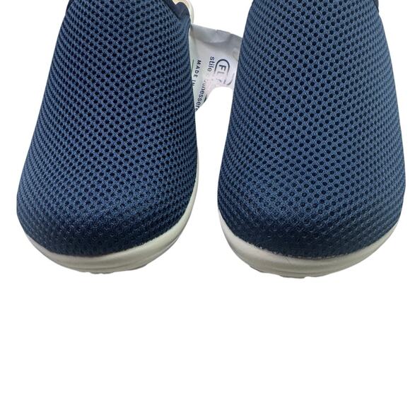 Flyflot Women's Comfort Mules Size 40 U.S. 9 M Blue Fabric NWOB - Picture 6 of 7
